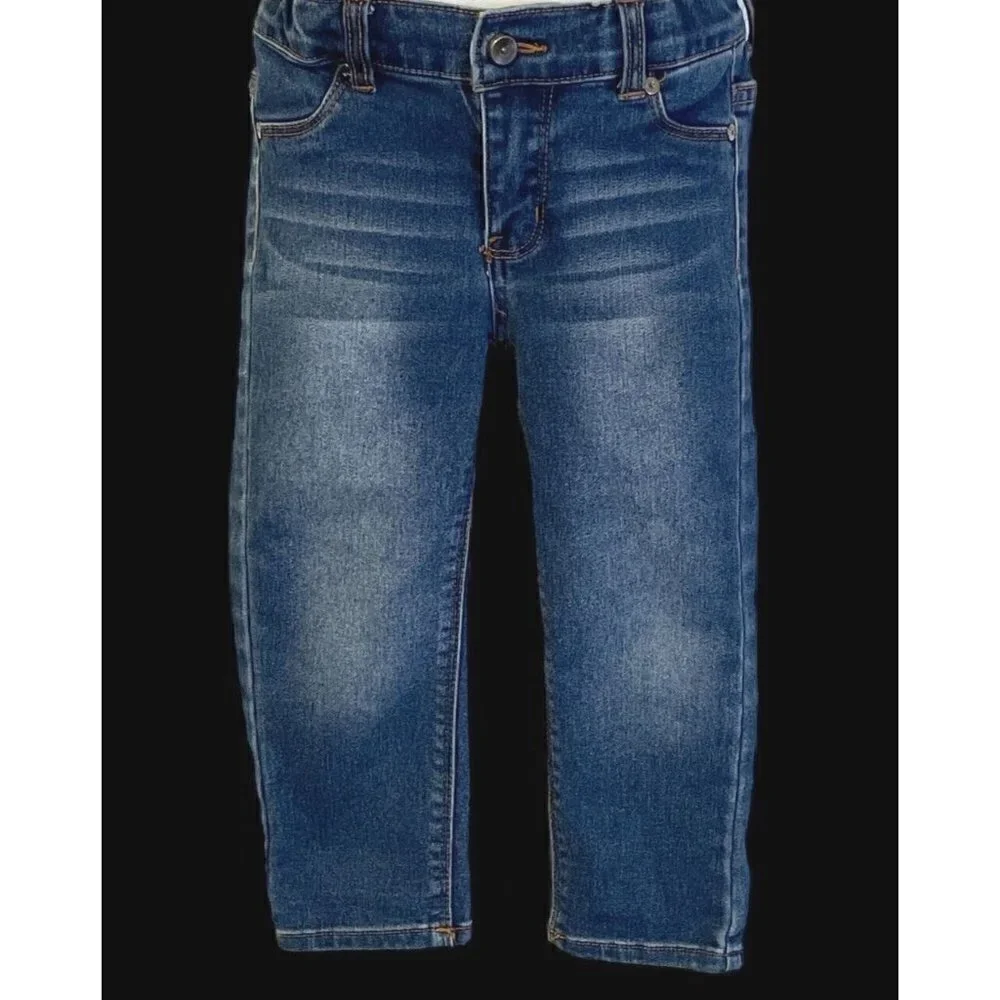 DKNY Boys Blue Skinny Jeans Size 4 with Pockets